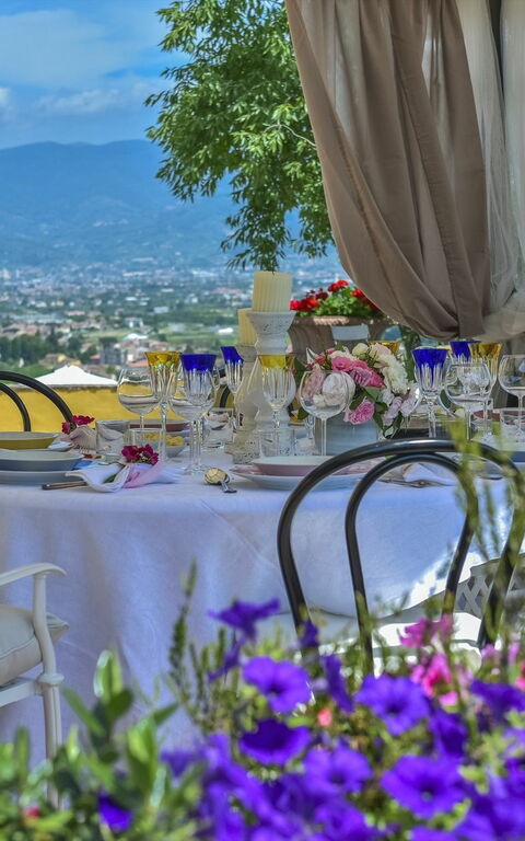 Villa Casalguidi: Balcon / Terrasse / Patio, Extérieur, Jardin