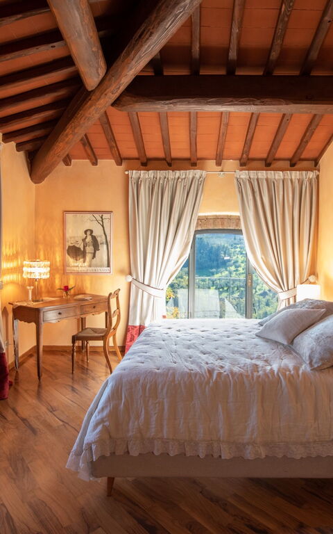Villa Casalguidi: chambre à coucher