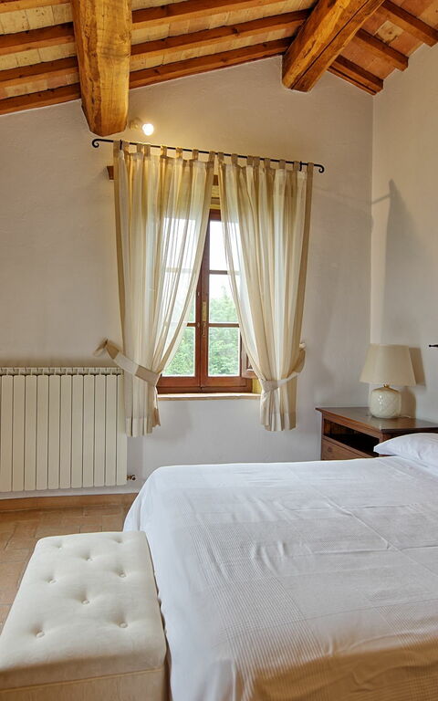 Villa Montalcino: chambre à coucher
