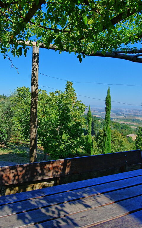 Villa Montalcino: Balcon / Terrasse / Patio