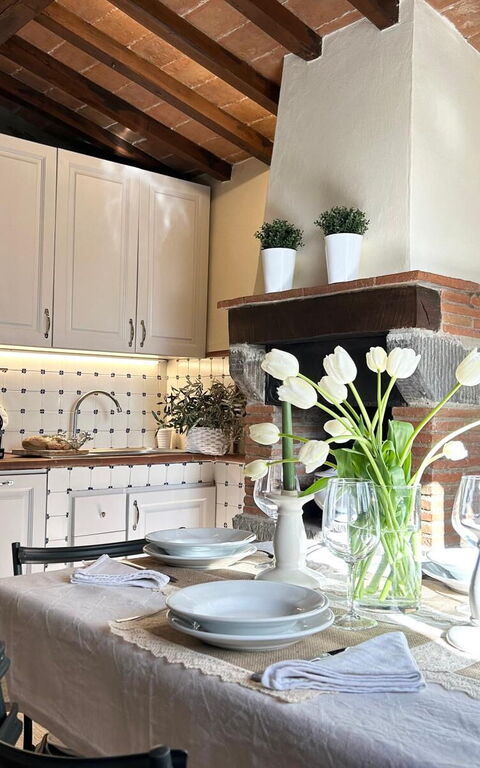 Antico Casale: Cuisine, Salle à manger