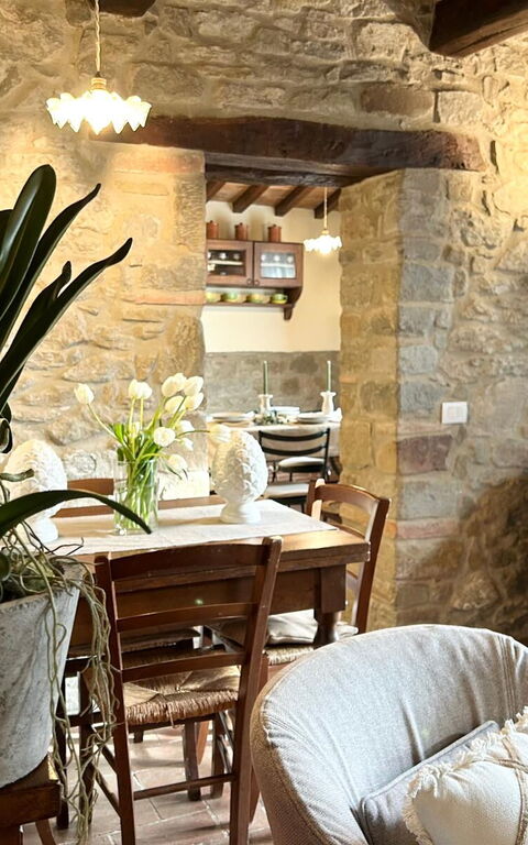 Antico Casale: Salle à manger, Salon