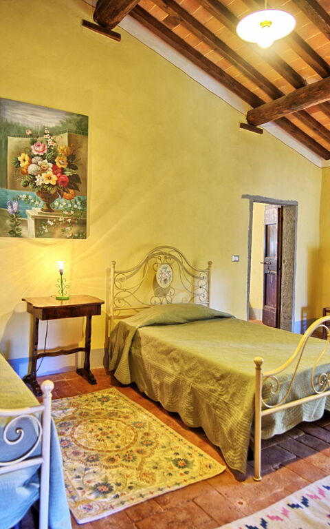 Villa Poggiolino: chambre à coucher