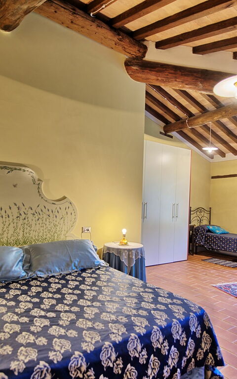 Villa Poggiolino: chambre à coucher