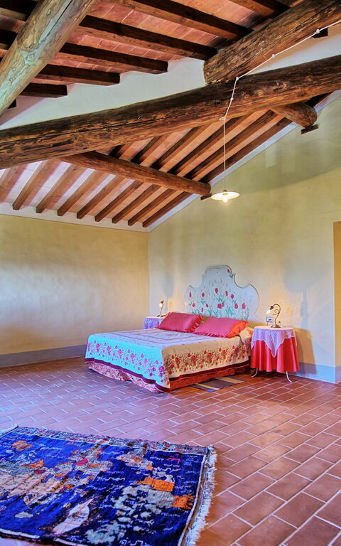 Villa Poggiolino: chambre à coucher