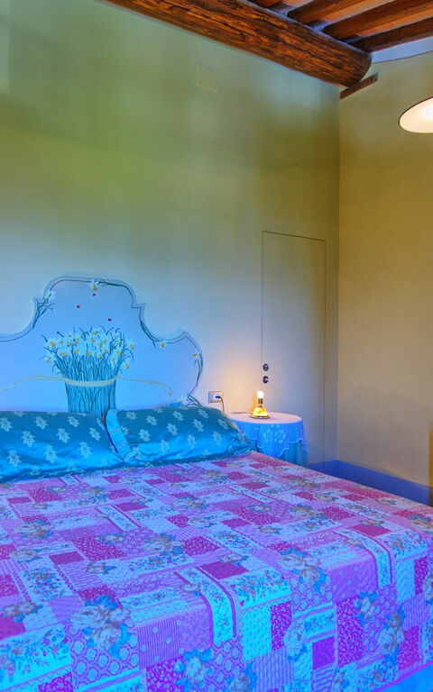 Villa Poggiolino: chambre à coucher