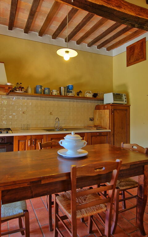 Villa Poggiolino: Cuisine, Salle à manger