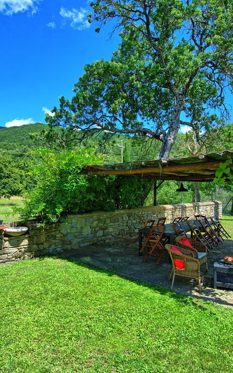 Villa Poggiolino: Jardin