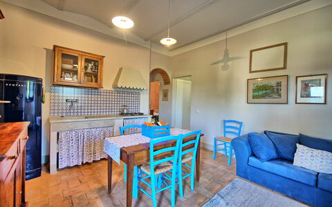 Logement Stalla Apartment: Cuisine, Salle à manger, Salon