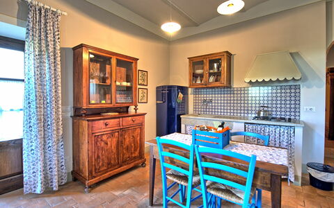 Logement Stalla Apartment: Cuisine, Salle à manger, Salon