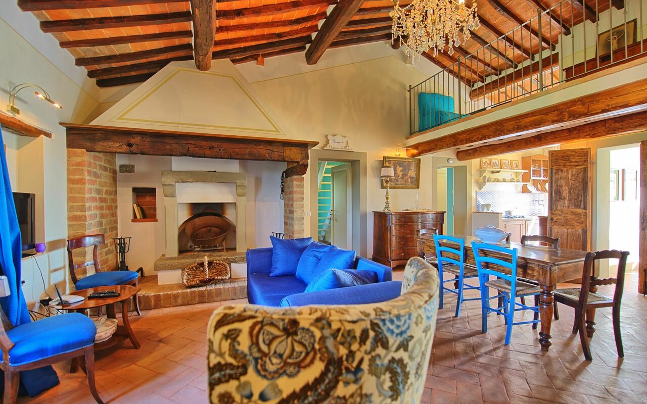 Logement Belvedere Apartment: Salle à manger, Salon