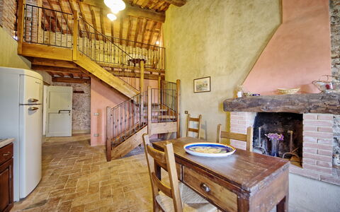 Logement Torre: Cuisine, Salle à manger