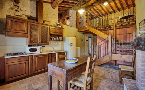 Logement Torre: Cuisine, Salle à manger