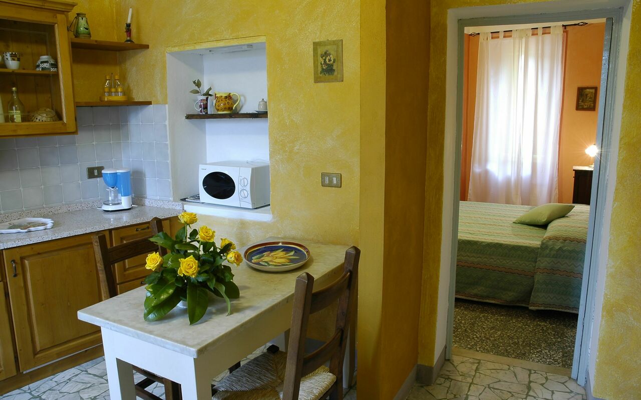 Logement Paggio: Cuisine, Salle à manger