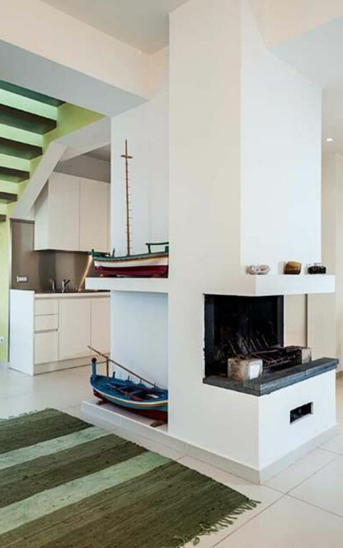 Cala Marina: Salle à manger, Salon