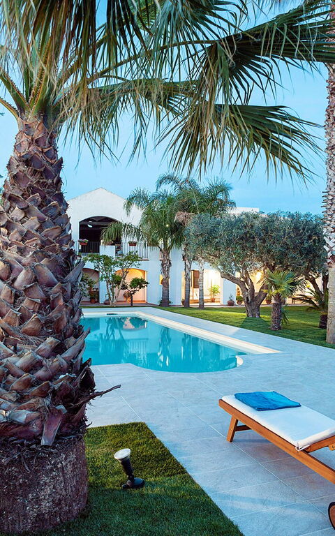 Casa Marsala: bassin, Jardin