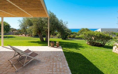 Logement Isla Verde - Ulivi: Balcon / Terrasse / Patio, Extérieur, Extérieurs, Jardin, Vues