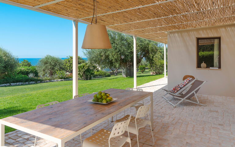 Logement Isla Verde - Ulivi: Balcon / Terrasse / Patio, Extérieur, Extérieurs, Jardin, Vues