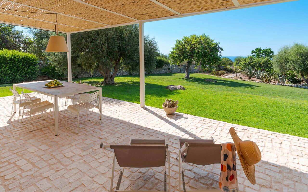 Logement Isla Verde - Ulivi: Balcon / Terrasse / Patio, Extérieur, Extérieurs, Jardin, Vues