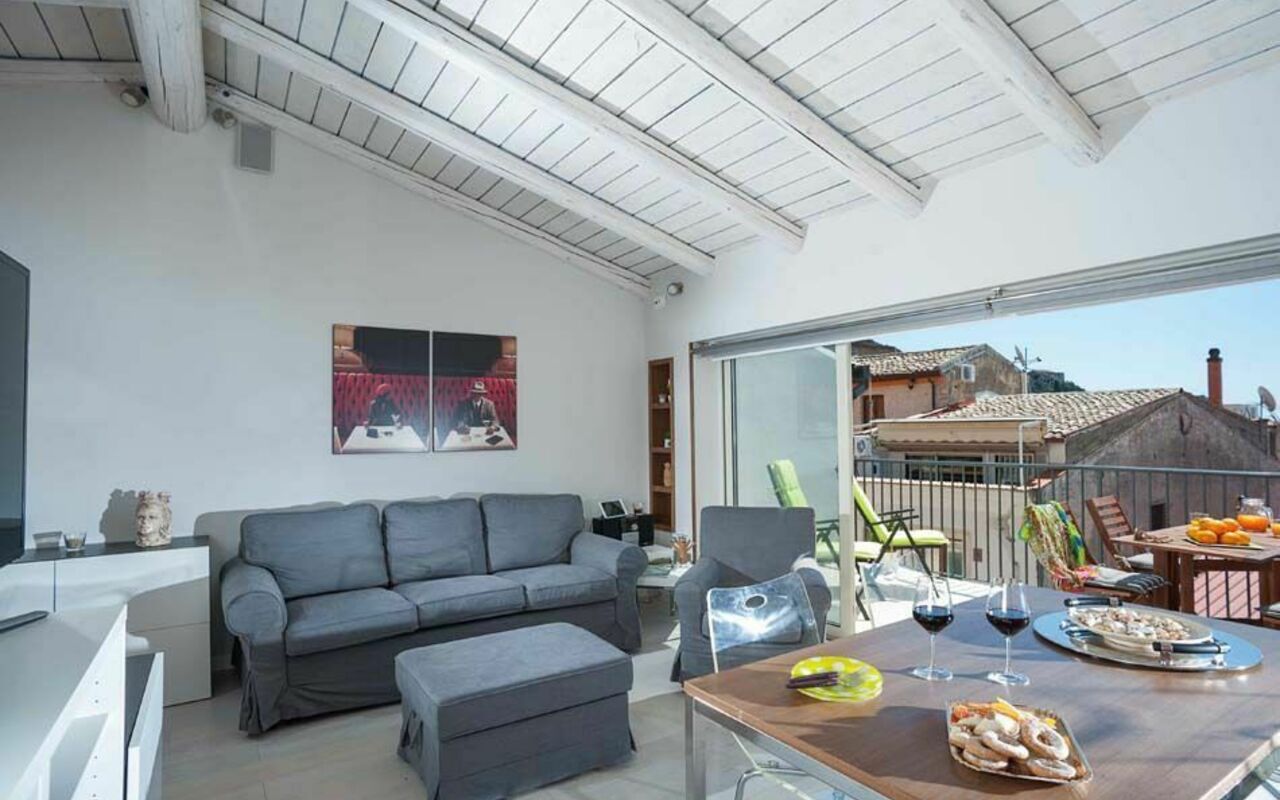 Taormina Suite: Balcon / Terrasse / Patio, Salon, Vues