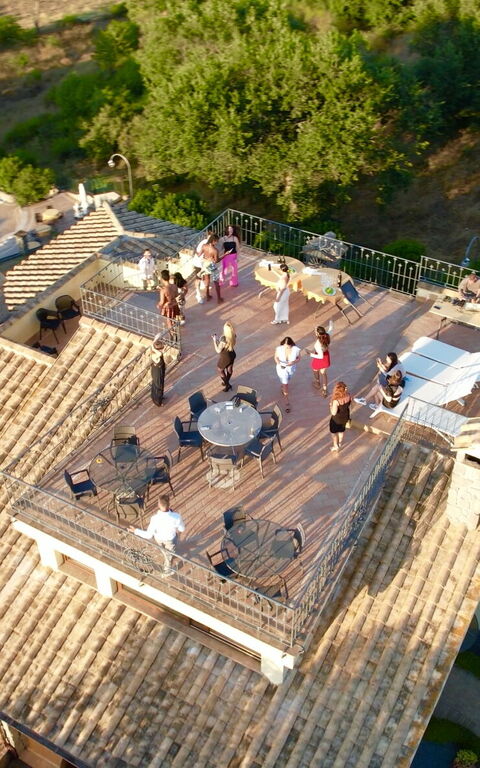 I Gigli Di Bolsena: Balcon / Terrasse / Patio, Vues