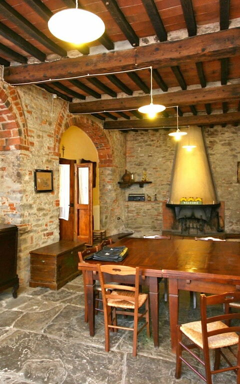 Villa Capolona: Salle à manger, Salon