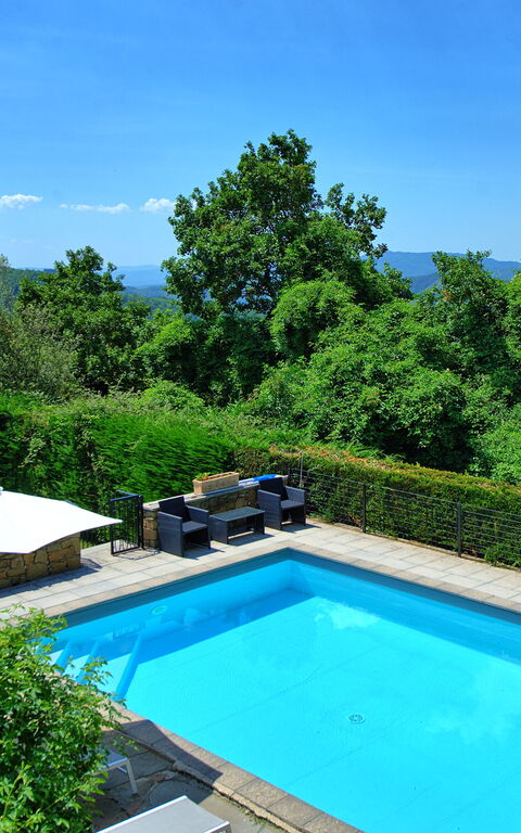 Villa Margherita Uno: bassin, Extérieur