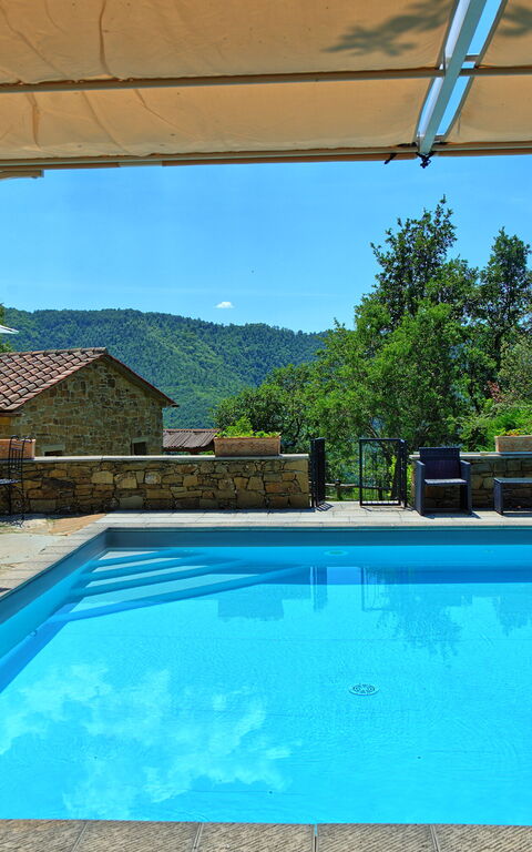 Villa Margherita Uno: bassin, Extérieur