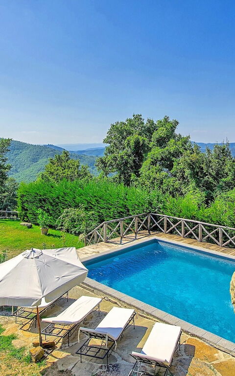 Villa Margherita Uno: bassin, Jardin