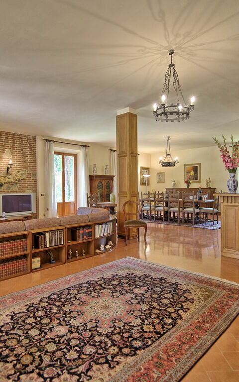 Villa Lauretana: Salle à manger, Salon