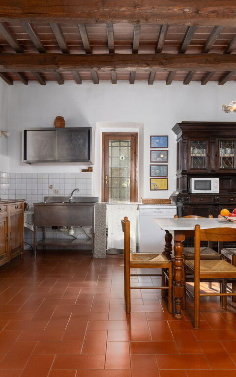 Casale Giotto: Cuisine, Salle à manger