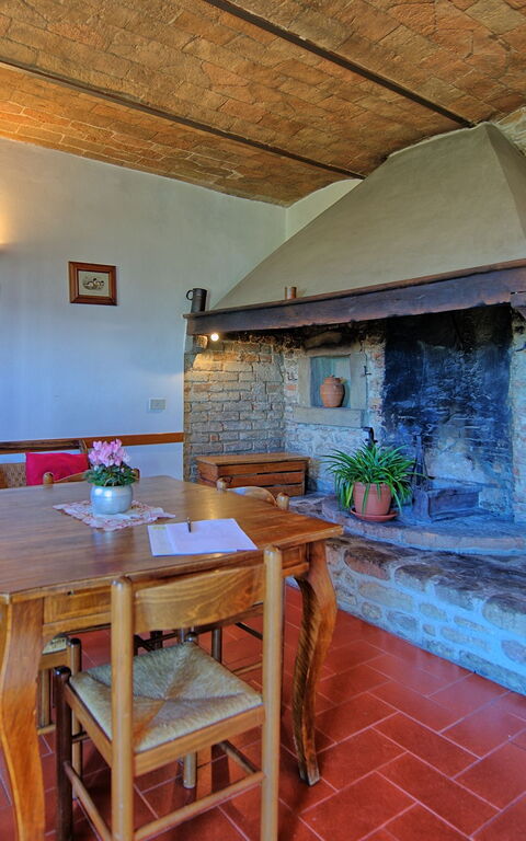 Casale Giotto: Salle à manger, Salon