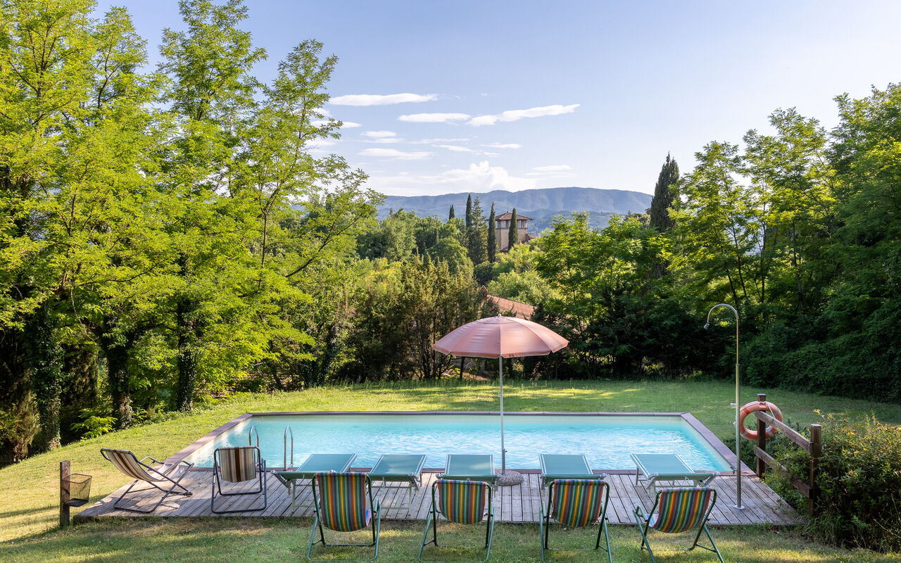 Casale Giotto: bassin, Extérieur, Extérieurs, Jardin