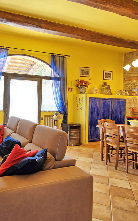 Villa Sabrina: Salle à manger, Salon