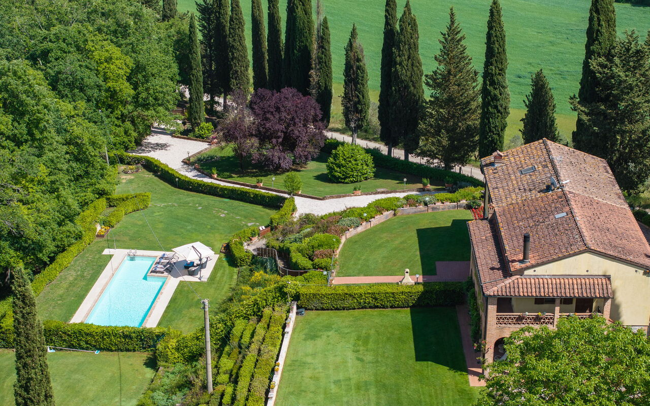 Villa Sabrina: bassin, Vues