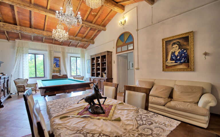 Villa Luciano: Salon