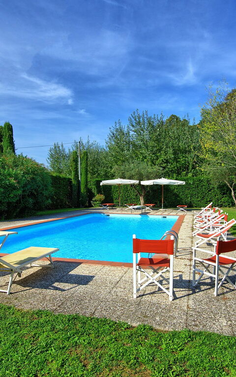 Villa Fiamma: bassin, Jardin