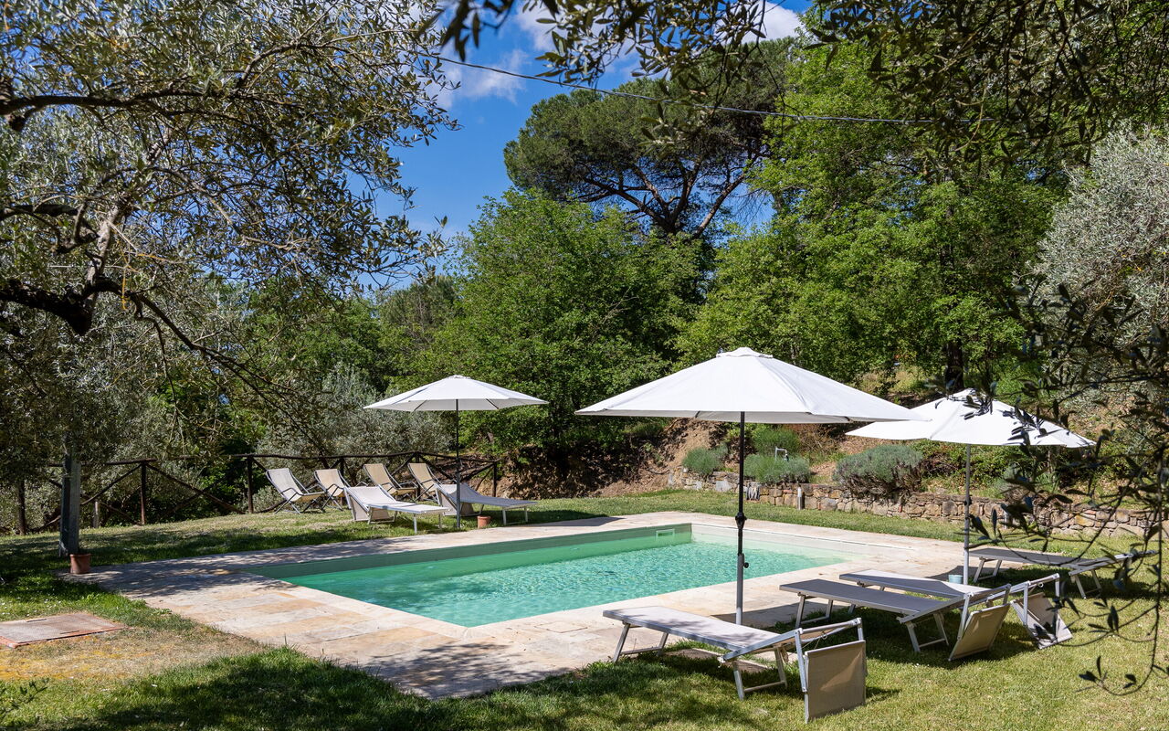 Villa Morandi: bassin, Extérieur, Jardin
