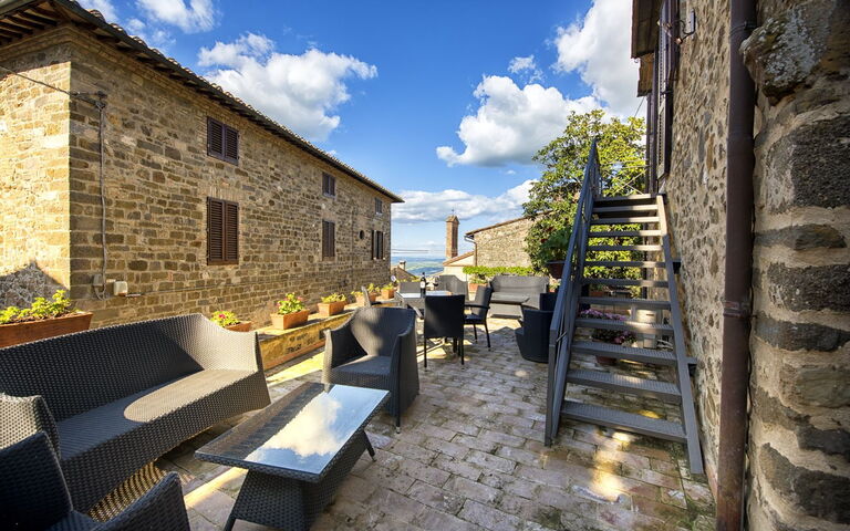 Villa Piazza Della Fortezza: Balcon / Terrasse / Patio