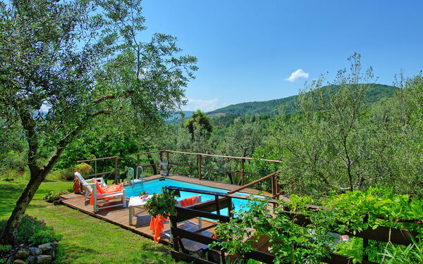 La Ruota: bassin, Été, Extérieur, Jardin, Vues