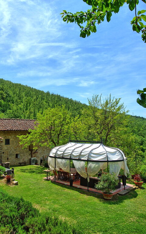 Villa Tenuta Lonciano: Balcon / Terrasse / Patio, Extérieur, Extérieurs, Jardin