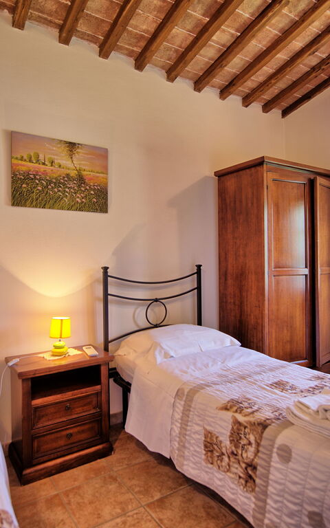 Villa Picchio: chambre à coucher