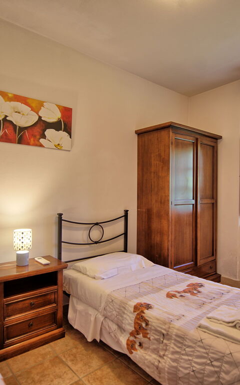 Villa Picchio: chambre à coucher