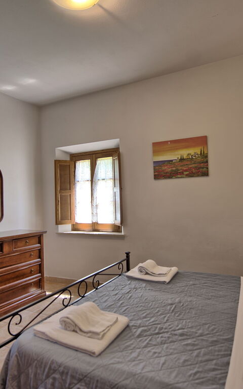 Villa Picchio: chambre à coucher