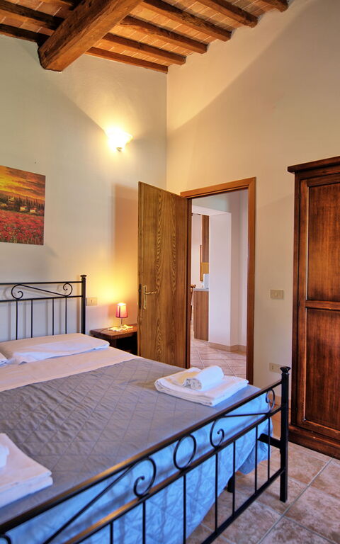 Villa Picchio: chambre à coucher