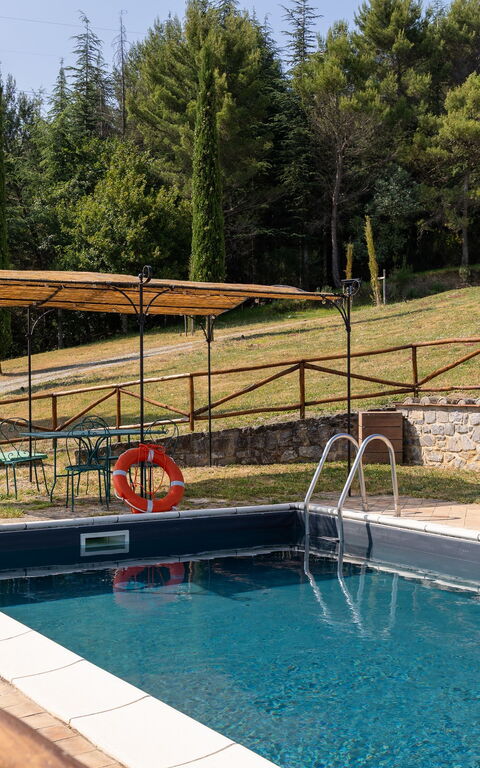 Villa San Michele: Balcon / Terrasse / Patio, bassin, Extérieur, Jardin