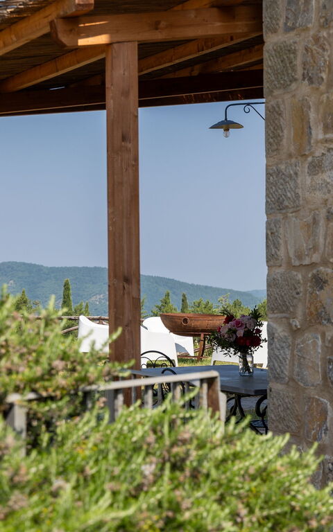 Villa San Michele: Balcon / Terrasse / Patio, Extérieur, Jardin, Vues