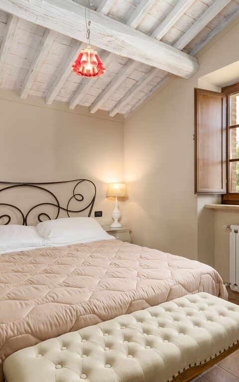 Villa San Michele: chambre à coucher