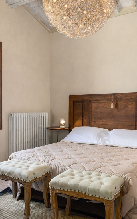 Villa San Michele: chambre à coucher