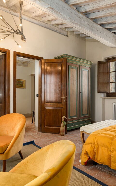 Villa San Michele: chambre à coucher